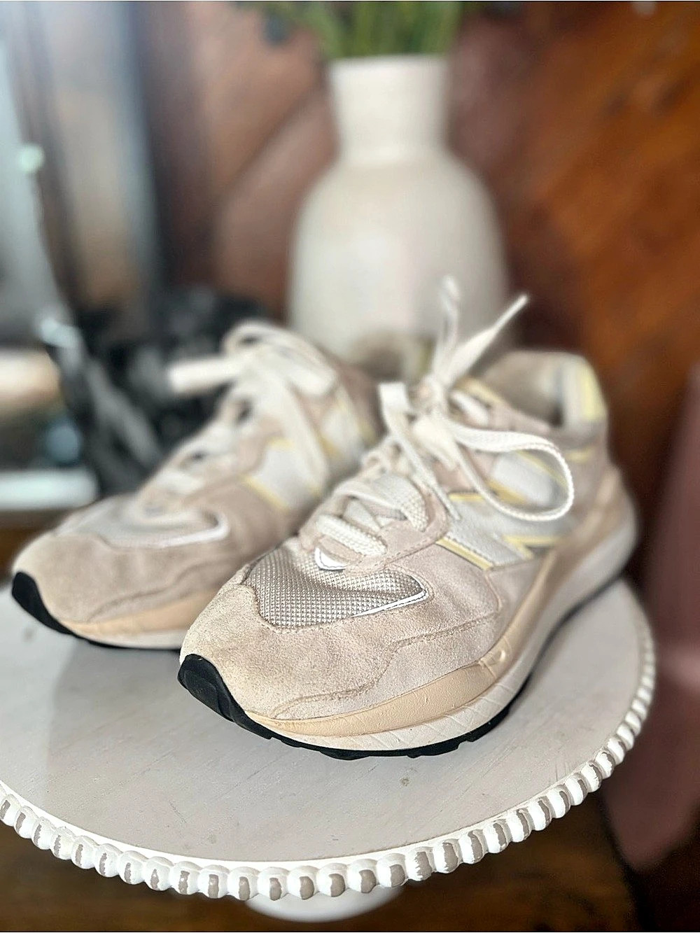 New Balance 574 Sneakers Beige & Yellow US 9.5